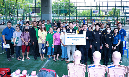 กรุงเทพประกันภัยจัดอบรมความรู้การปฐมพยาบาลแก่ชุมชนในพื้นที่แขวงยานนาวา