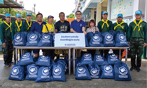  ร่วมบรรเทาผลกระทบจากสถานการณ์น้ำท่วมอย่างต่อเนื่อง 